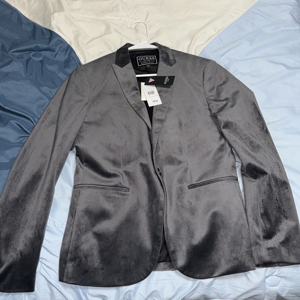 GUESS Gray Blazer/ Suit Jacket Brand new with tags